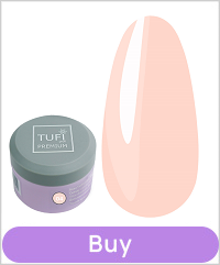 TUFI profi PREMIUM RUBBER FRENCH BASE 04 Strawberries with cream 30 ml..